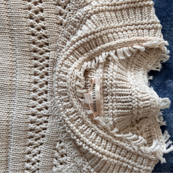 Rebecca Taylor knitwear sweater beige size small - Picture 4 of 4